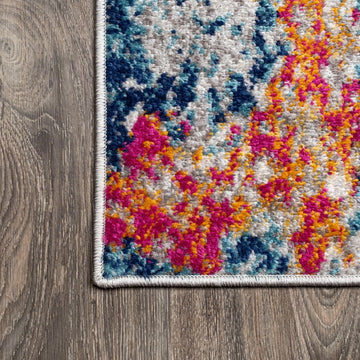Sunset Modern Abstract Area Rug